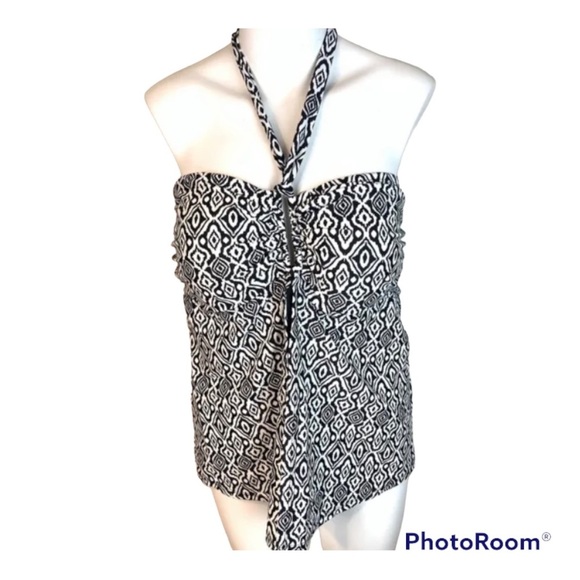 Jones New York Padded Tankini Bathing Suit- Sz 14 - Picture 3 of 13